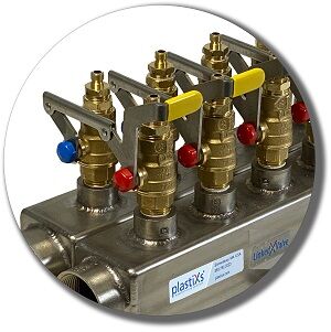 Compact Stainless Steel Manifold Assemblies with Plastixs LinkedXValve