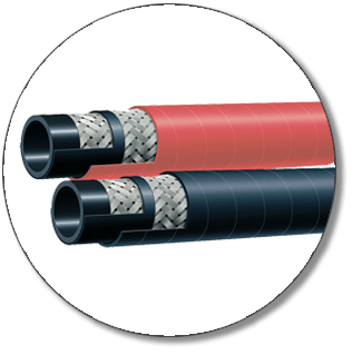 Alfagomma T341AH / T341AA 270 PSI Chlorobutyl Braided Steam Hose