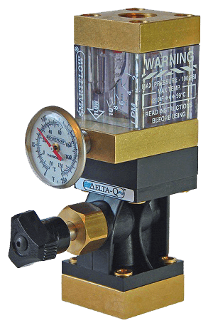 SMARTFLOW Delta-Q Flow Regulators provide precise, adjustable manual flow control for cooling water in injection molding