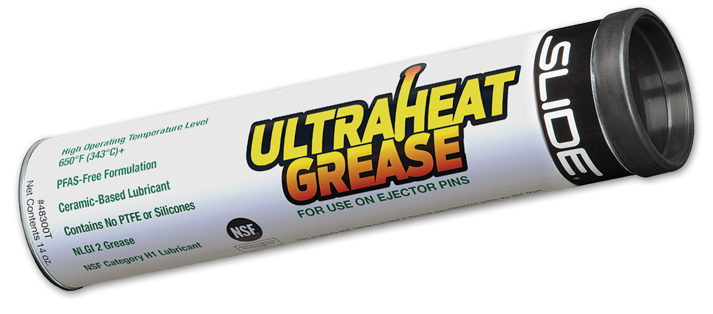 SLIDE® 48300T UltraHeat Grease, High-Temperature Lubricant
