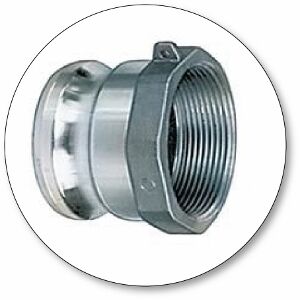 Quick-Acting Camlock Coupler - Aluminum Part A Male Adapter x Female NPT